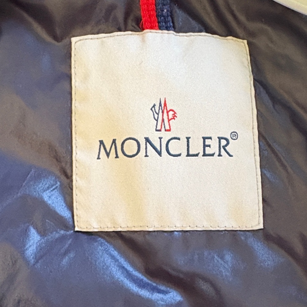 Moncler Dark Blue Quilted Kids Jacket - Picture 4 of 6